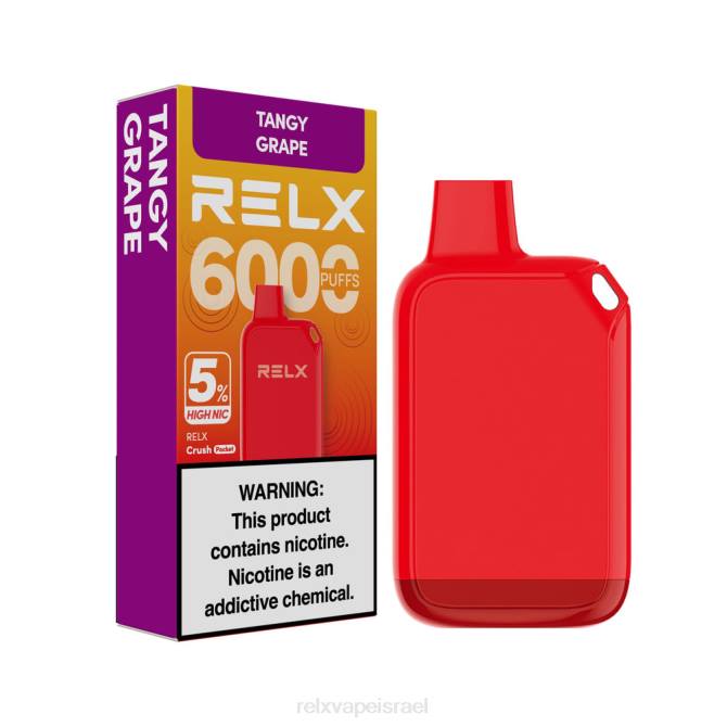 Relx Vape Price 6ZNJ27 RELX Crush Pocket 6000 5% גבוה nic ענבים חריפים